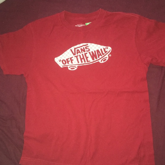 red vans tshirt